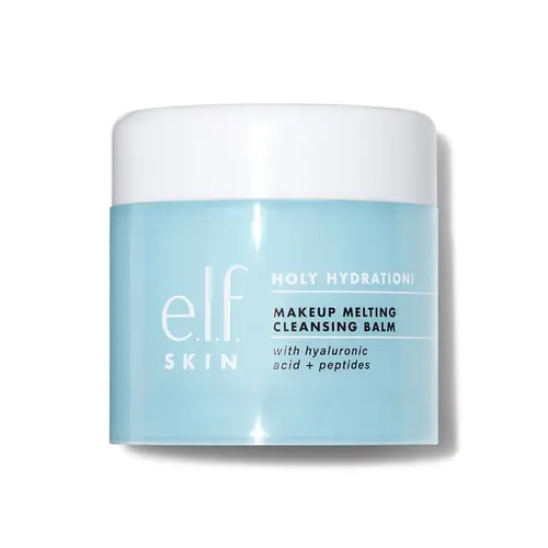 e.l.f. SKIN Holy Hydration! Makeup Melting Cleansing Balm for All Skin Types, Hydrating Makeup Remover w/ Hyaluronic Acid, Ceramides, Peptides 2oz. /56.5 G