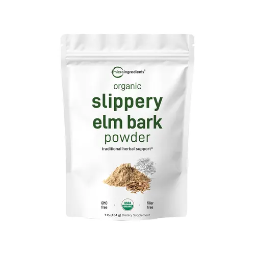 Micro Ingredients Organic Slippery Elm Bark Powder 1lb