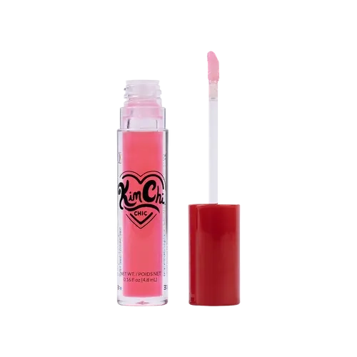 KimChi Chic Beauty Cherry Chic Lip Gloss - Hydrating, Non Sticky, Jojoba & Sunflower Oil, Vitamin E