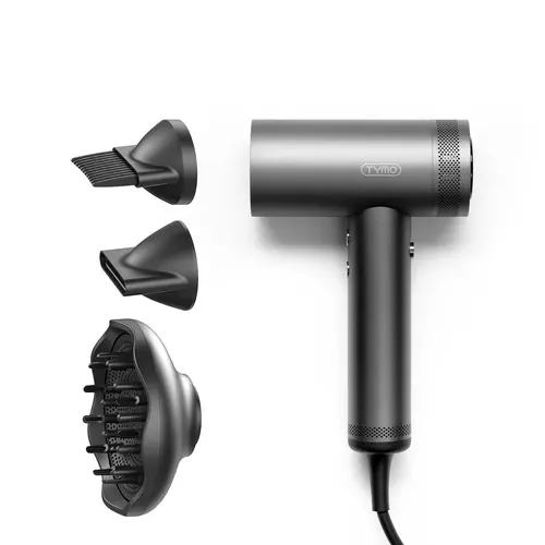 TYMO AIRHYPE Professional Powerful Salon Dryer Set - Multifunctional Tool with Airwrap, Diffuser, Fast Drying, Salon-Grade Blowout for Curly Hair, Women's New Year Holiday Gift Box Ready, Multifunctional Hair Dryer