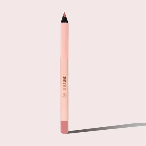 LYS Beauty Speak Love Smooth Glide Fine Tip Stay-In Lip Liner Pencil - Moisture-Rich Cream Cosmetic with Castor Oil, Hydrates, Blends Seamlessly, Delivers Nourishing Definition & Stain Effect
