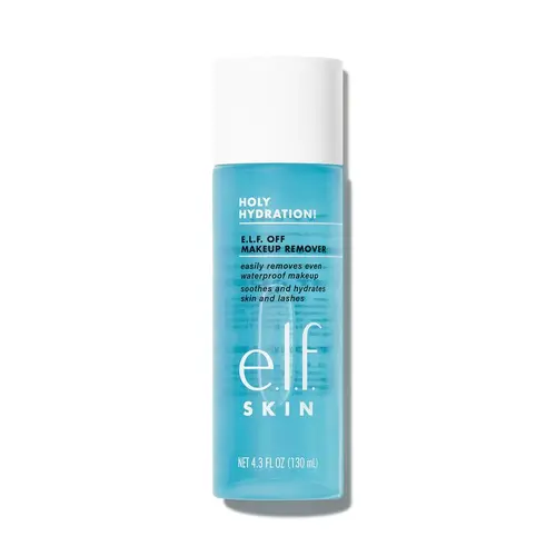 e.l.f. SKIN Holy Hydration! E.L.F. Off Makeup Remover – Makeup Remover for Eyes, Lips & Face with Hyaluronic Acid & Squalane, Gentle Makeup Remover