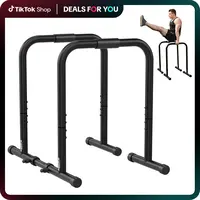Relife Sports Dip Station Functional Heavy Duty Dip Stands Fitness Workout Dip bar Station Stabilizer Parallette Push Up Stand dealsforyoudays Strength Training Equipment summerwins