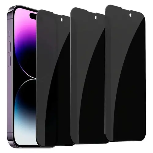 Anti-Spy Privacy Phone Screen Protector, Tempered Screen Film Compatible with iPhone 17 16 15 14 13 12 11 Pro Max Plus Air, Mobile Phone Accessories