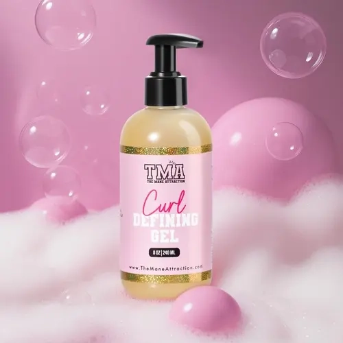 Curl Defining Gel - Lightweight Haircare Moisturizer with Hydrating, Nourishing Formula for All Hair Types, Detangling & Shine Enhancing Creamy Curl Mousse