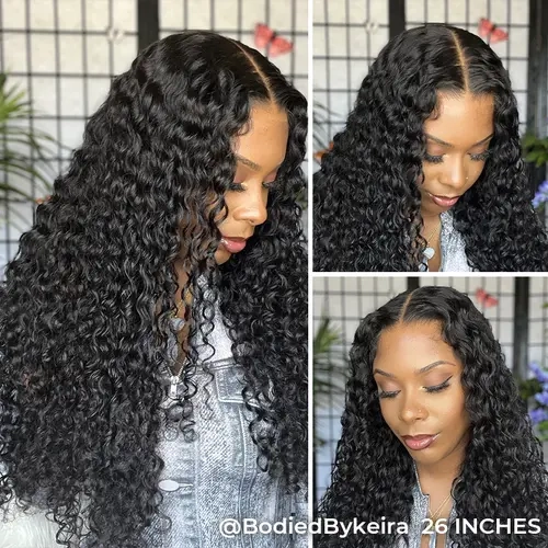 [Free Upgraded] ISEE M-Cap Wear Go Water Wave 9x6 Pre-Bleached Tiny Knots Pre-Plucked HD Lace Human Hair Wig - Medium Size Cap Gift for Girlfriend/Wife/Family #SoHoChic #TikTokShopBackToSchool