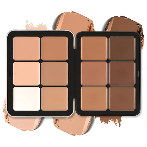 12 Colors Concealer Palette, Natural Facial Contouring Makeup Palette, Long Lasting Concealer Cream, Facial Detailing Makeup Tool, Summer Makeup Gift #GLOBAL PICKS