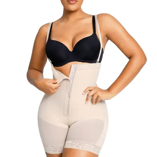 Shapellx Firm Tummy  Bodysuit With Butt Lifter Lady Shapewear