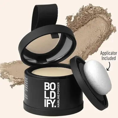 BOLDIFY Hairline Powder - Root Touch Up Hair Color for Gray Coverage, Blonde Refresh - 48-Hour Stain-Proof - Thickening & Concealing for Women & Men - Trending on TikTok