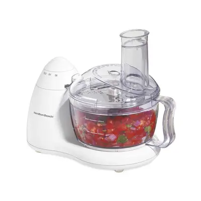 Hamilton Beach 8-Cup Food Processor with 2 Speeds plus Pulse, White (MODEL: 70450)