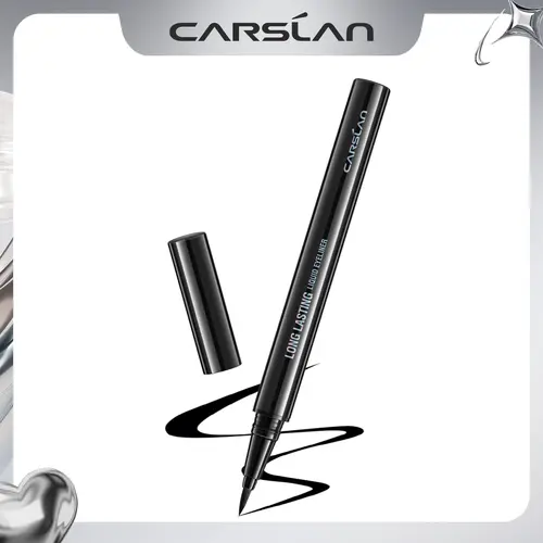 CARSLAN Longlasting Liquid Eyeliner, Waterproof, Smudgeproof, No Transfer, 12H Longwear Eye Liner Pencil For Women, Girl