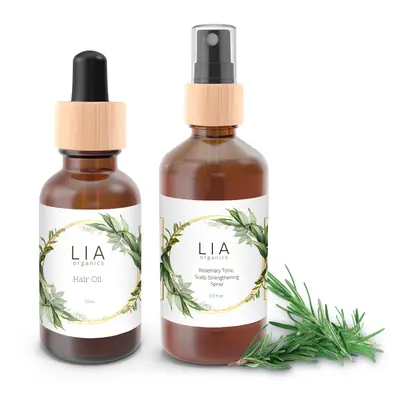 Hair Product Bundle - Hair Growth Oil 50 ml & Rosemary Tonic 104 ml