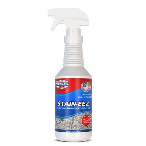 Clean-eez Stain-eez Carpet Stain & Odor Remover Spray – Enzyme & Probiotic Formula for Pet Stains – Carpets, Rugs & Upholstery, 32 oz