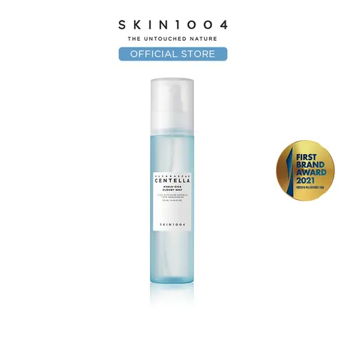[SKIN1004 Official Shop] Hyalu-Cica Cloudy Mist 4.06 fl oz. (120ml) - Hydrating & Calming Multi-Care Solution with Green Tea Water & Vitamins A C for Lightweight Moisture