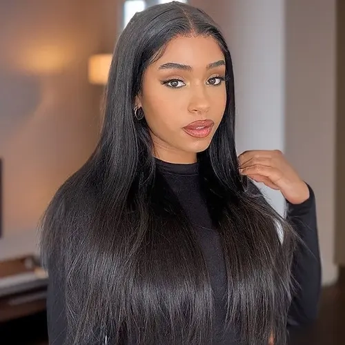 ISEE HAIR Classic Body Wave 13x4 HD Lace Front Wig, Glueless Human Hair for Unisex, Tangle-Free with Pre-Bleached Knots, Includes Bonnet & HD Wig Cap, Lace Front Wigs#SoHoChic #TikTokShopBackToSchool