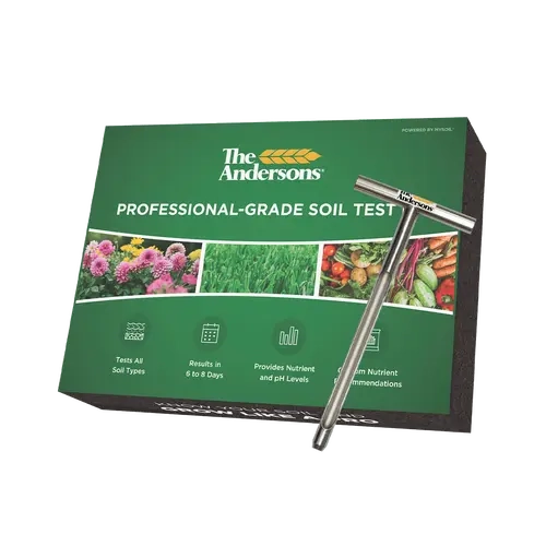 The Andersons Soil Testing Kit & Probe for Soil Testing in Lawns - Complete & Accurate Nutrient and pH Analysis with Recommendations Tailored to Your Soil Needs