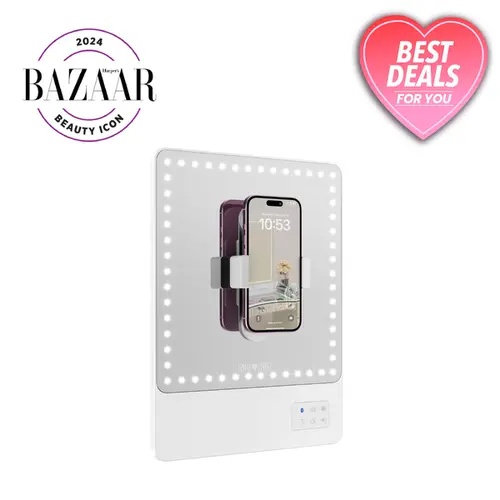 RIKI LOVES RIKI SKINNY Makeup Mirror with Lights Bluetooth and Magnifying Mirror
