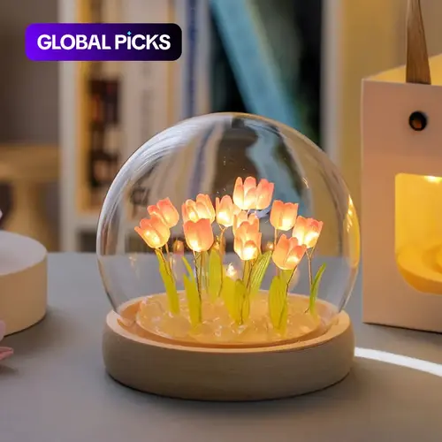 Creative Tulip Shaped LED Lights for Bedroom, Decorative LED Light, Table Atmosphere Lamp, Cozy Lighting For Home Decoration Birthday Gift #GLOBAL PICKS