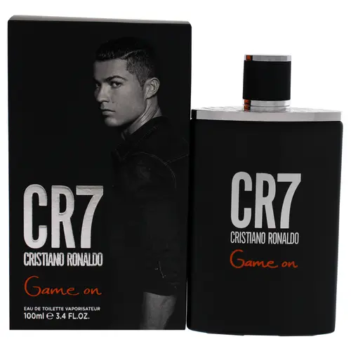 CR7 Game On Cristiano Ronaldo - Eau De Toilette Cologne Scent for Men - With Papaya, Ice, Cedar, and Cashmere Wood - From Cristiano Ronaldo's Original Men's Fragrance Collection - 3.4 oz