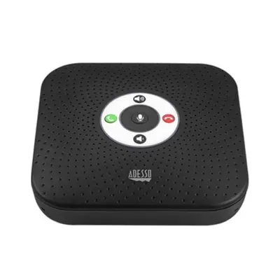 Adesso 360° Conference Call Bluetooth/Wired Speaker with Microphone and USB 3.0 Hubs - USB - Microphone - Battery