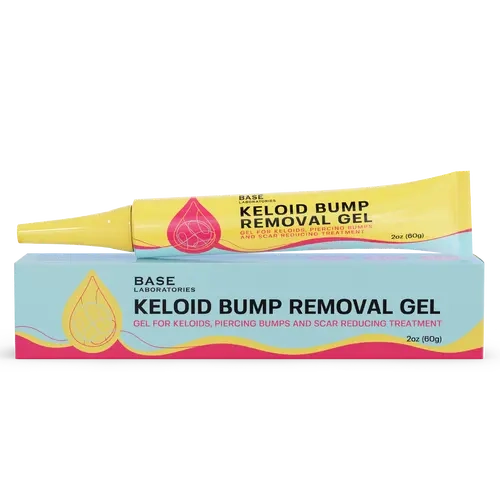 Base Laboratories Piercing Bump Gel – Soothing Gel for the Look of Raised Piercing Bumps & Uneven Skin Texture with Aloe Vera, Snail Mucin & Helichrysum, 2 oz