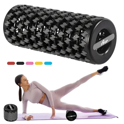 RELIFE Soft Foam Roller - 1-Piece Backpack-Ready Extra Soft Fitness Support & Flexibility Foam Roller, Retractable Compact Home Workout Equipment for Muscle Relief