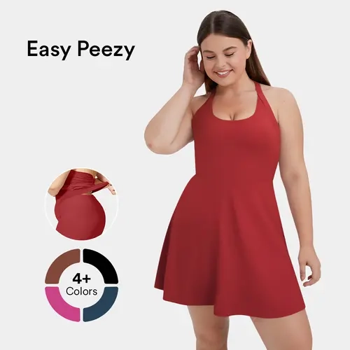 Halara Backless Criss Cross Active  Plus Size Dress  - Easy Peezy #BackToSchool