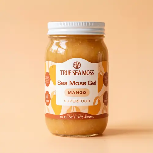 [LIVE] True Sea Moss Mango Irish Sea Moss Gel – Rich in Minerals & Vitamins – supports Immune, improves digestion, boost energy, skin & hair health