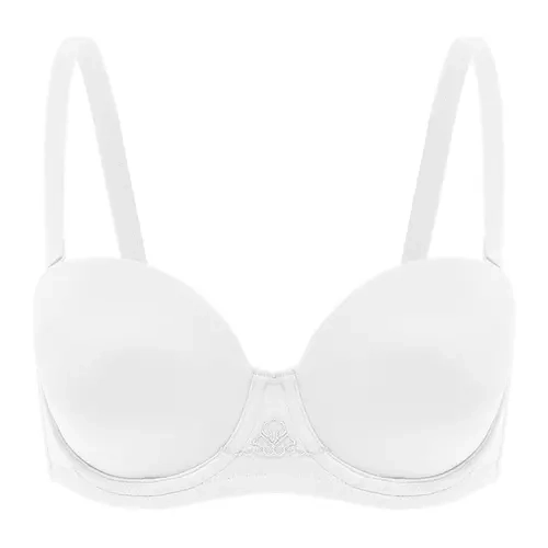 Wingslove Women's Solid Color Detachable Straps Comfort Full Figure Underwire Basic Bra