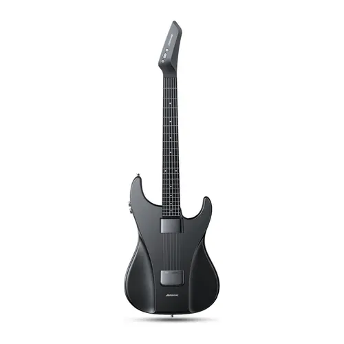 AeroBand Smart Guitar with Silicone Strings, 1-Touch 12-Key Conversion, Bluetooth, 12 Sounds, USB MIDI Function, 3 Picks, 30W Loud Output, Built-in Drum Machine, Painless Playing, Fathersdaygift, Ideal Gift for Children & Adults (Back-to-School Option)