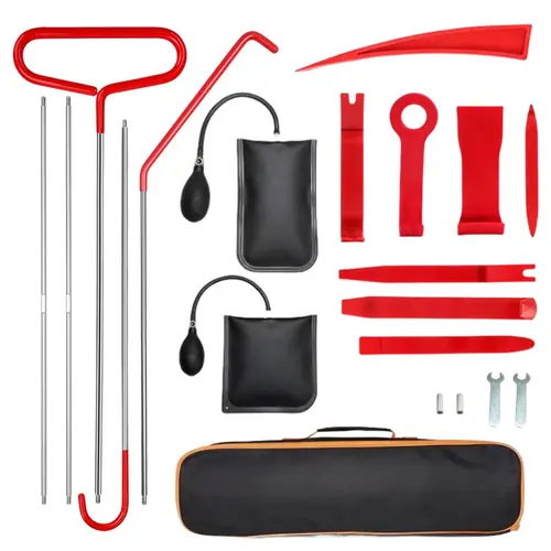 Portable Car Repair Tool Kit for Car Door & Tire, 1 Set Emergency Car Fastener Remover Air Wedge Pump with Storage Bag, Car Tire Repair Tools for Car & Truck, Automotive Maintenance Tools #GLOBAL PICKS