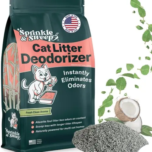 The Litter Box Doesn't Have to Stink — Odor-Killing Deodorizer That Makes Litter Last Longer