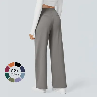 【Creator’s Pick】Halara Flex DayStretch High Waisted Pocket Straight Leg Work Pants #SwimWeek