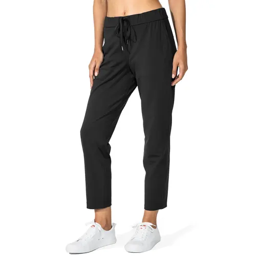 G GRADUAL Women's 7/8 Elastane Comfy Sports Sweatpants - 3-Pocket Carry, 4-Way High Elasticity Stretch, Lightweight, Flattering Athleisure Joggers for Workout, Yoga, Everyday Fitness Training