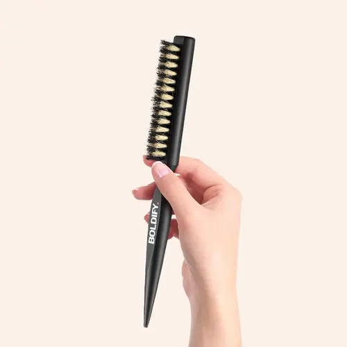 BOLDIFY Pro Teasing Brush for Hair Volume Lift & Root Texture, Vegan, Cruelty-Free, Hair-Loving & Color-Safe Styling Tool. Achieve Natural Volume with Gentle Backcombing.