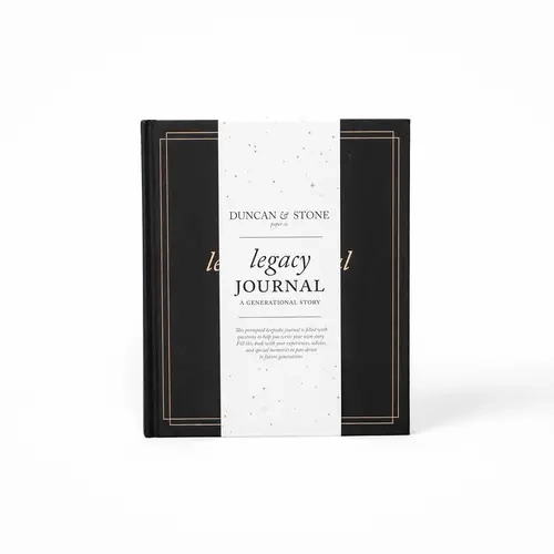 DUNCAN & STONE PAPER CO Legacy Hardcover Journal, Classic 85-Page Memory Journal, Easy-To-Open Office Stationery Notebook for Computers & Office Equipment Supplies