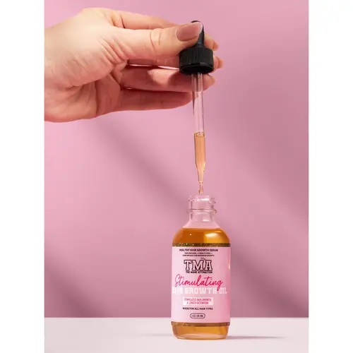 Stimulating Hair Growth Oil- Herbs-Infused, Plant-Based, Fragrance-Free, Artificial Colors-Free Root Enhancer with Almond Oil for Hair Loss Concerns