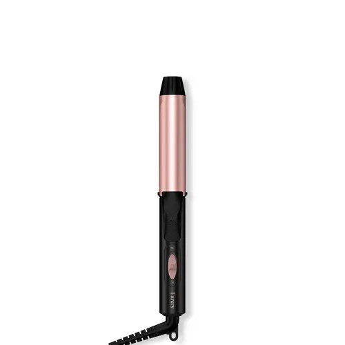 Farery 1-Inch Hair Curling Iron - Keratin & Argan Oil Infused Ceramic Technology Portable Heated Curler for Adults, US Plug, 100V-240V Dual Voltage, Lightweight Compact Travel-Size, Nourishes Hair, with Storage Bag