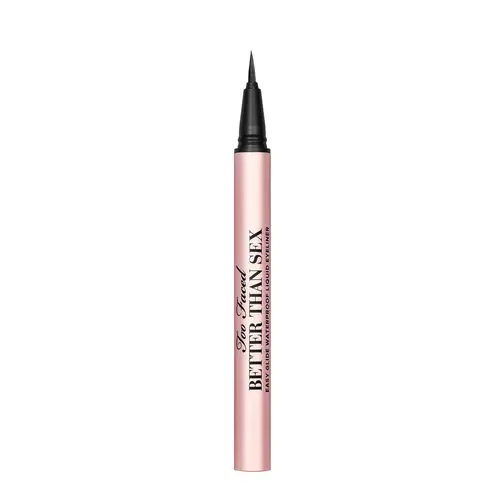 Too Faced Better Than Sex Easy Glide Liquid Eyeliner | 24-Hour Wear, Flake Proof, Smudge Proof, Waterproof Formula