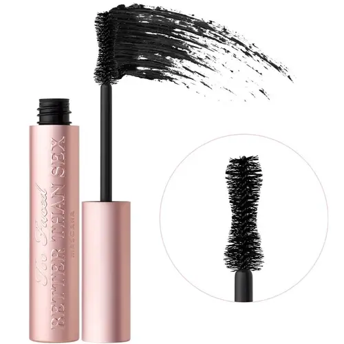 Too Faced Better Than Volumizing Mascara - Original Black, Chocolate, Burgundy, Midnight