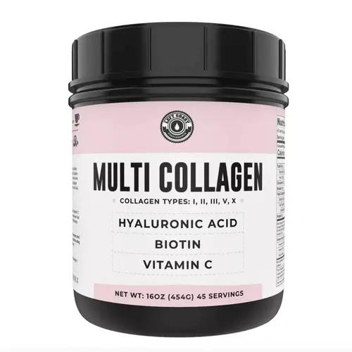 Multi Collagen Powder with Biotin, Unflavored, Left Coast Performance, 16oz Healthcare Supplement