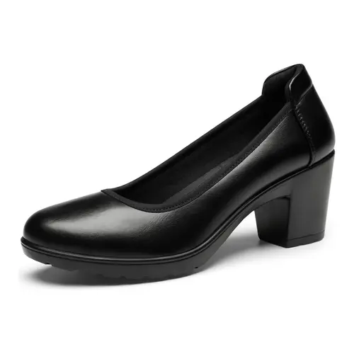 【Deals For You Days】Dream Pairs Women's Edena Chunky Low Block Heel Cuban Pumps with Comfortable Insole, Foam Lining and TPR Outsole,summerwins,summeroutfits,vacationoutfits,beachoutfits