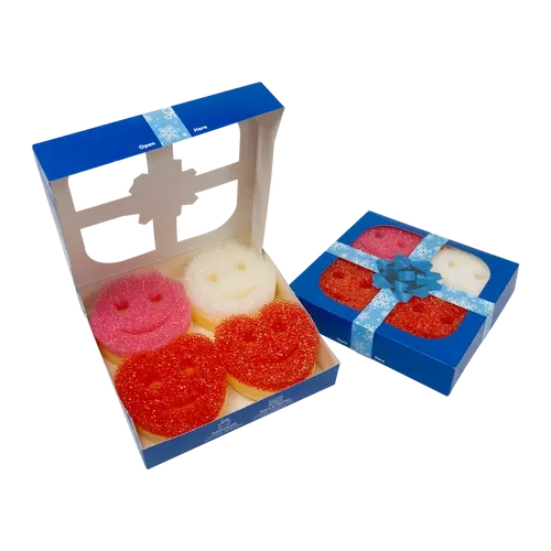 Scrub Mommy Valentine Sponges - Dual Sided with Flex Texture & Soft Absorbent Surface Gift Set