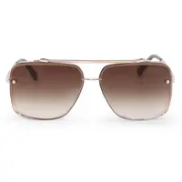Bella Coffee - Tangle Free Aviator Sunglasses
