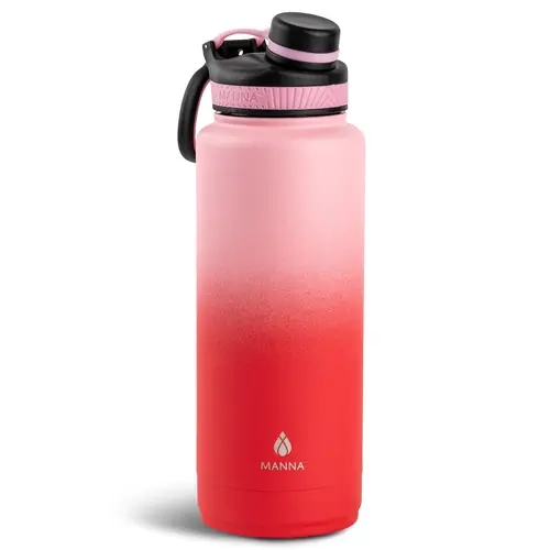 40 oz Vacuum-Insulated Stainless Steel Water Bottle Flask - Heat-Resistant Drinkware, Large-Lid Hydration Tumbler, Portable Kitchenware for Adults, Great for Outdoors, Sports, Gym, Keeps Liquids Cold Up to 24 Hours