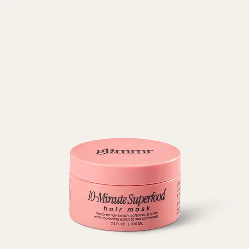 Glimmr 10-Minute Vitamin-Infusion Hair Mask for Hydrating and Moisturizing Hair - Conditioner with Bonding Protein, Castor Oil & Superfood Extracts