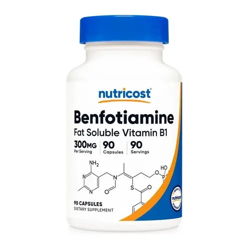 Nutricost Benfotiamine Capsules (Fat Soluable Vitamin B1) Healthcare Dietary