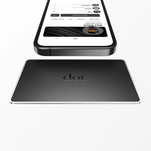 dot. Metal - Smart Business Card - Tap to Share - iPhone & Android