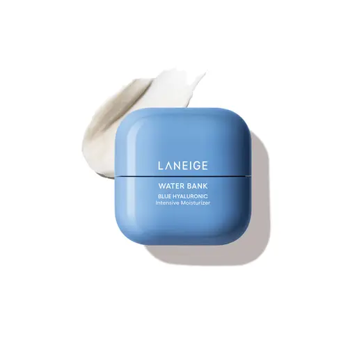 Laneige Water Bank Blue Hyaluronic Intensive Moisturizer, Hydrating & Barrier-Boosting Face Cream, Korean Skincare, Infused with Peptides & Squalane