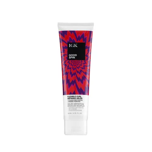 IGK GOOD SPIN Flexible Curl Defining Gelée | Hydrating + Frizz Control + Hold | Vegan + Cruelty Free | 4.75 Oz